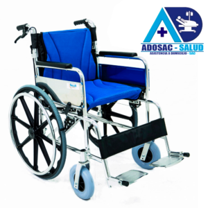 Silla de Ruedas Estándar Cromada