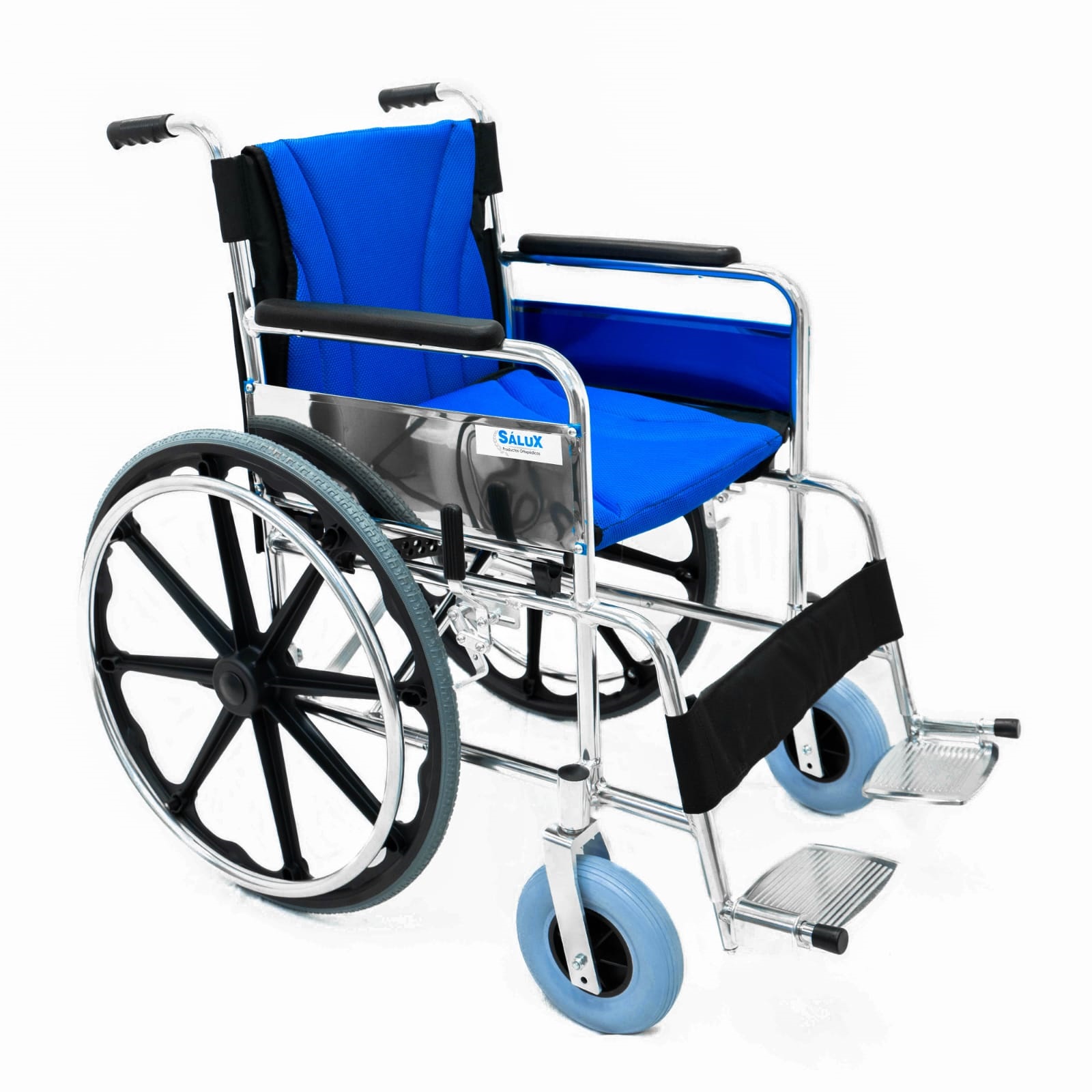 Silla de Ruedas Estándar Cromada - Imagen 2