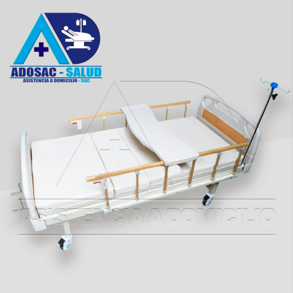 Cama Mecánica de 2 Manivelas Altura Fija China - Imagen 2