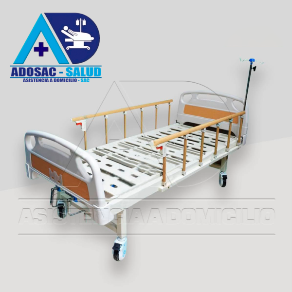 Cama Mecánica de 2 Manivelas Altura Fija China - Imagen 3